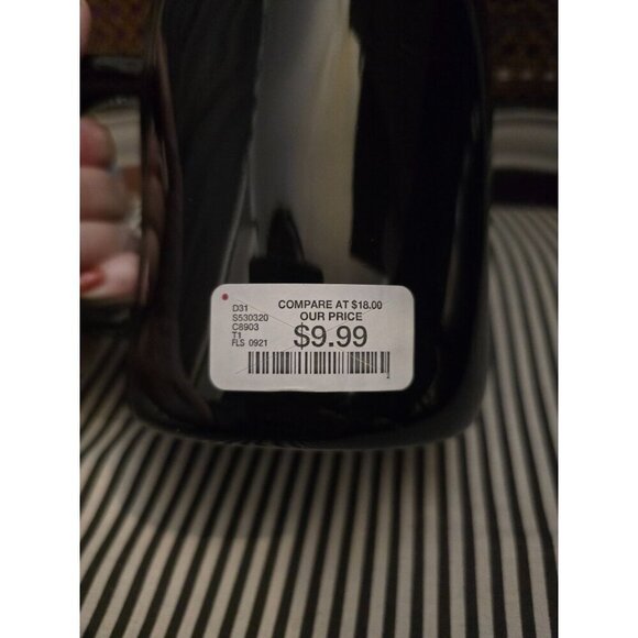 NWT Rae Dunn Spooky Halloween Mug Black White Writing 2021 - Picture 4 of 10